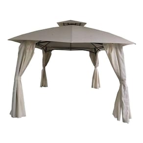 Gazebo De Aço Tecido E Cortinas 4,00 X 3,00 M - Deluxe Paris