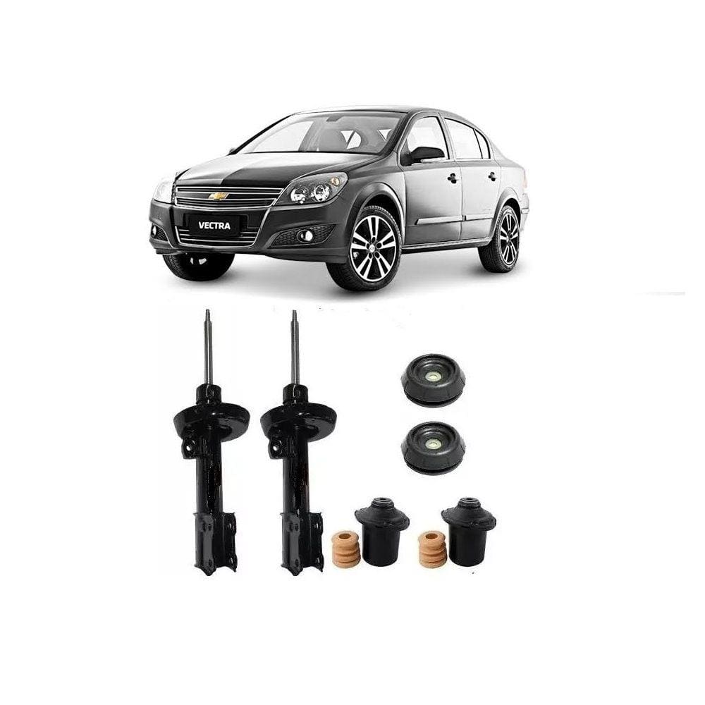 Amortecedor + Kit Batente Chevrolet Vectra Dianteiro 2006 Até 2011 O Par