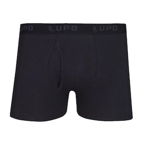Cueca Boxer Lupo Canelada com Abertura - 660-002