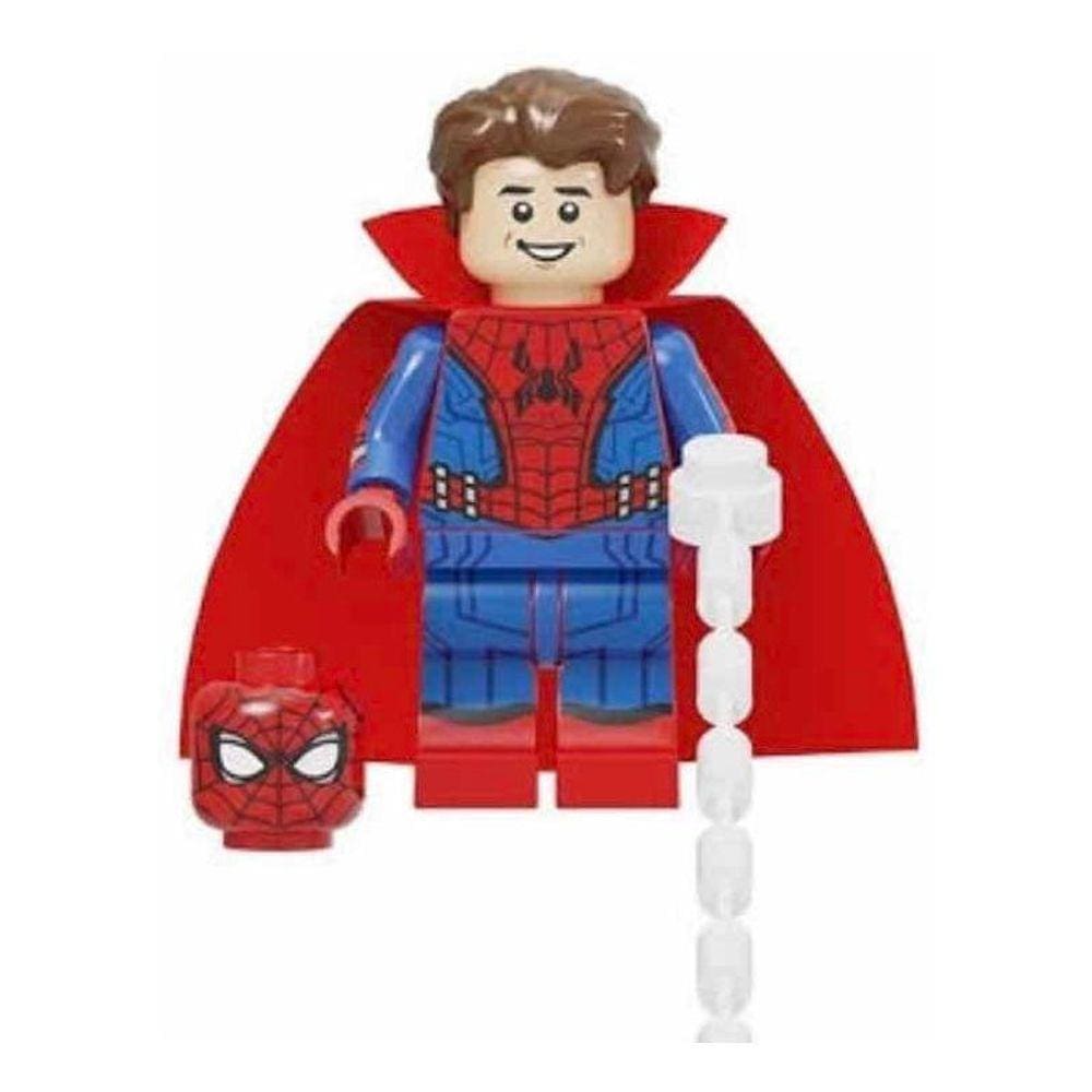 Boneco Blocos De Montar Peter Parker Doutor Destino