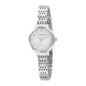 Relogio Mondaine Feminino Ref: 32356L0Mvne3 Social Prateado