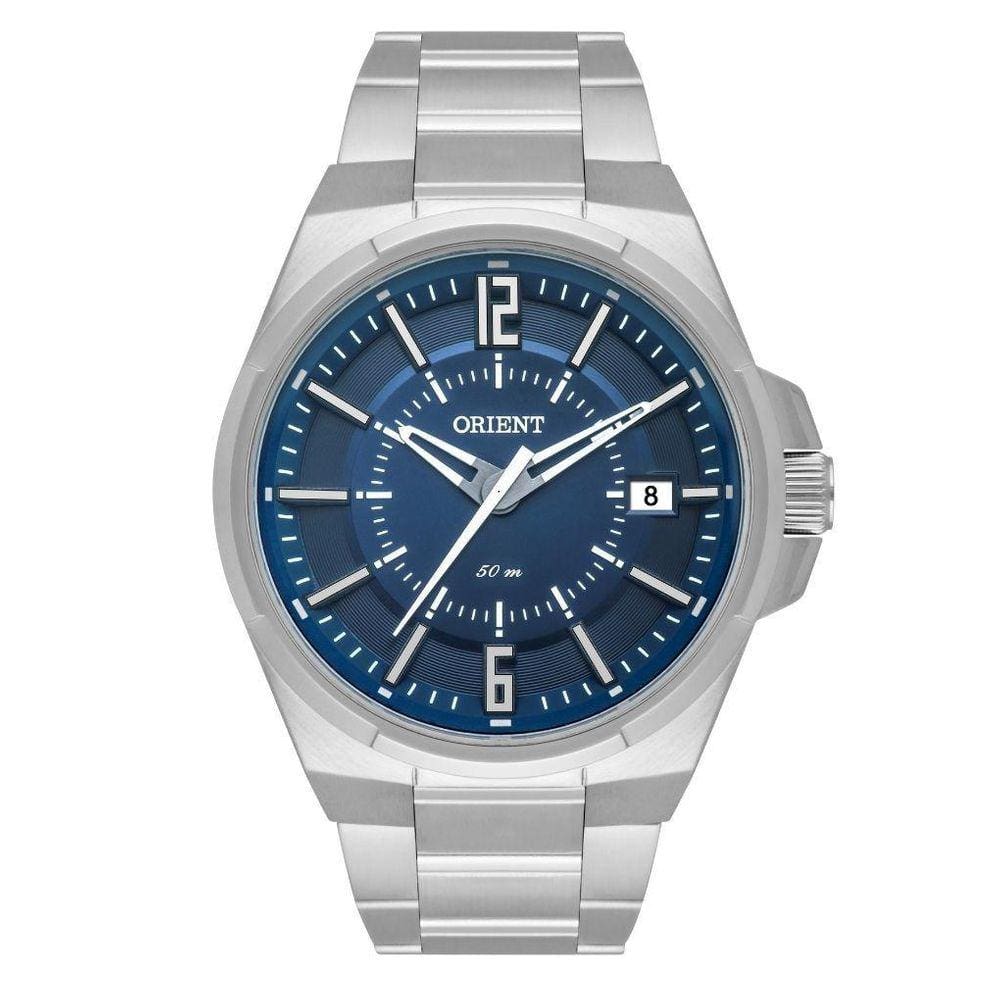 Relógio Masculino Orient Analógico Prata Mbss1410 D2Sx