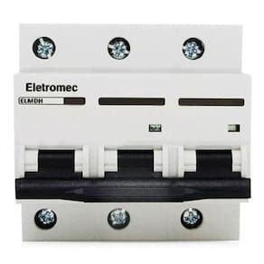 Disjuntor Tripolar 125A Curva C 6Ka 415V Eletromec