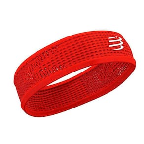 Faixa Cabeça Fina Compressport On/Off Thin Headband Vermelha