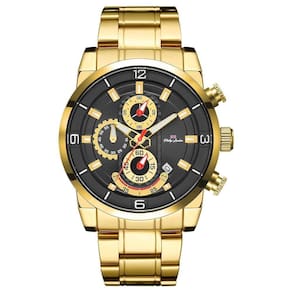 Relógio Philiph London Pl80293645M Pr N Cronógrafo Dourado