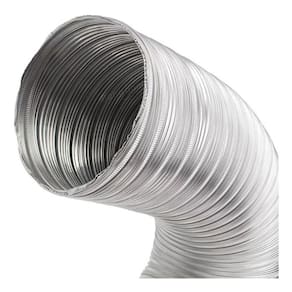 Tubo Alumínio 200mm Semi Rígido Trs Sicflux P/ Saída De Ar