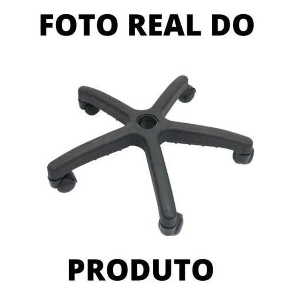 Base Estrela Nylon Para Cadeira Secretária/Executiva