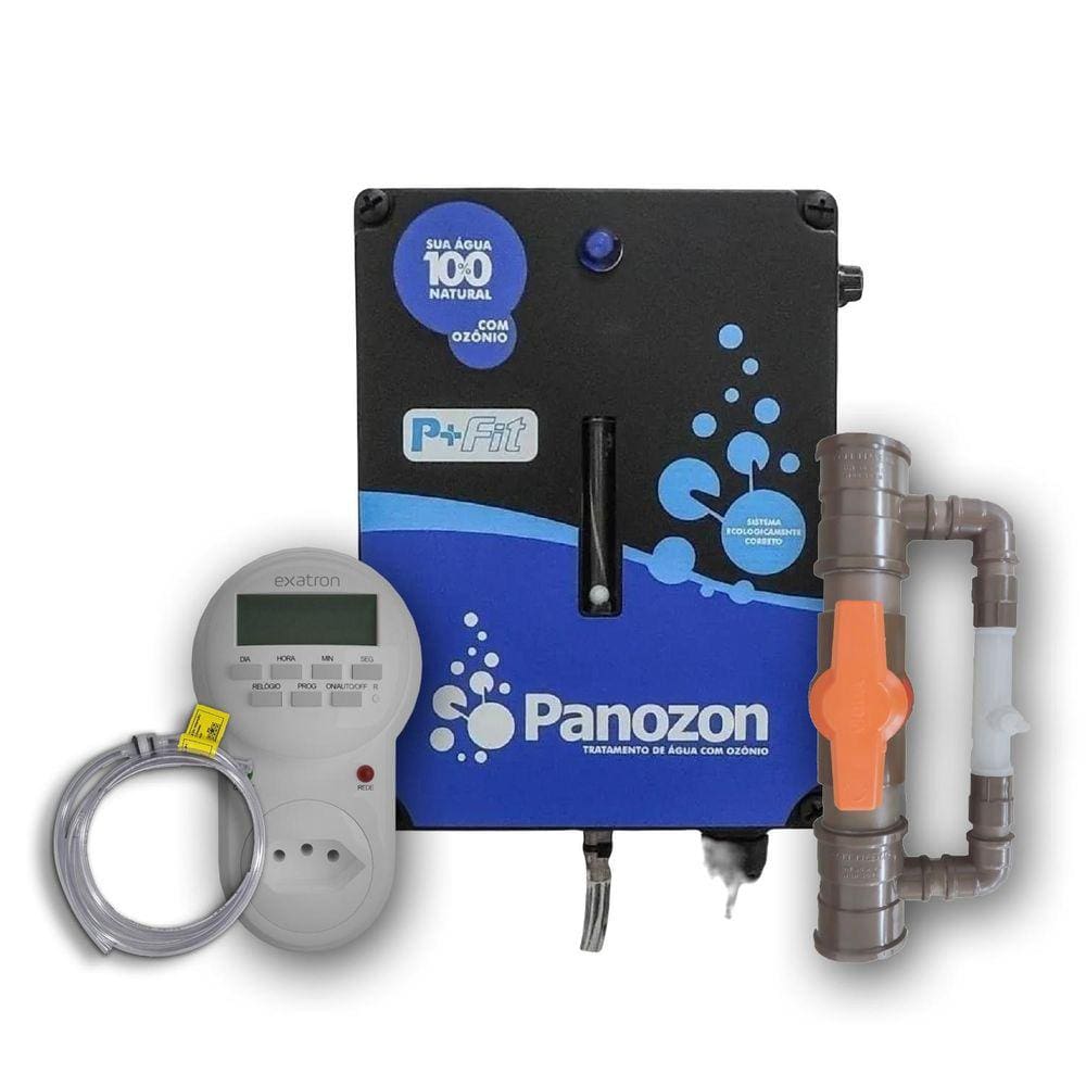 Gerador Ozonio Panozon P+ Fit 45 Piscinas 45.000 Litros 220V