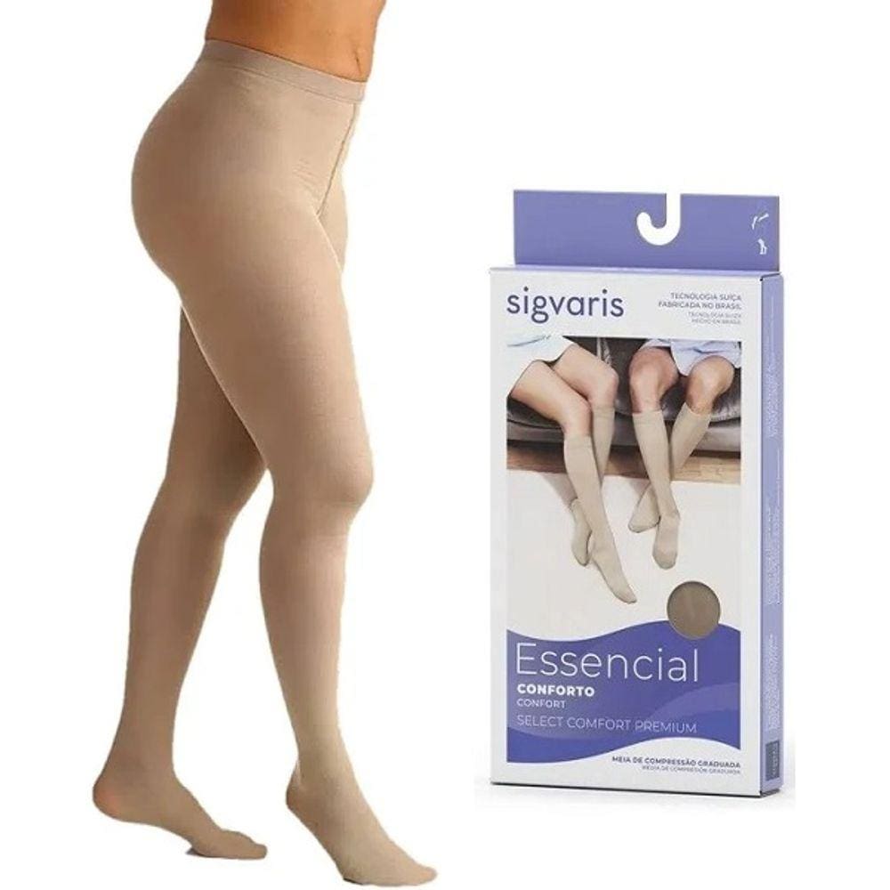 Meia Calça Select Comfort Premium 862AT 20-30 MMHG Fechada