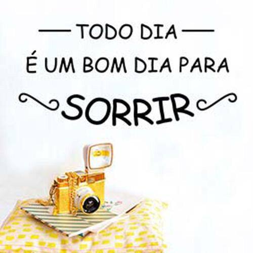 Adesivo De Parede Frase Bom Dia | Casas Bahia Adesivo De Parede Frase Bom Dia | Casas Bahia