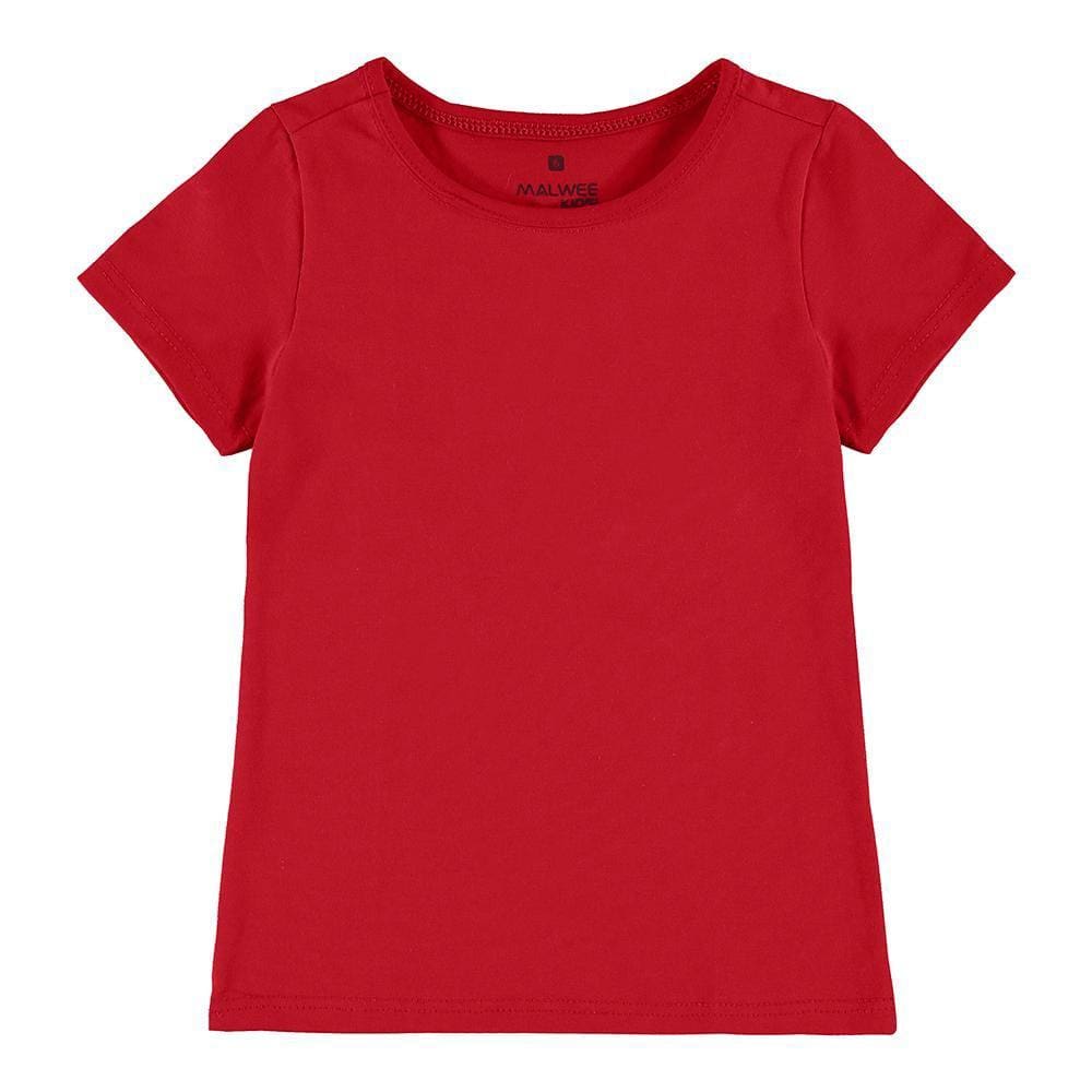 Blusa Manga Curta Básica Cotton Malwee Kids Ref:1000086762 4/10
