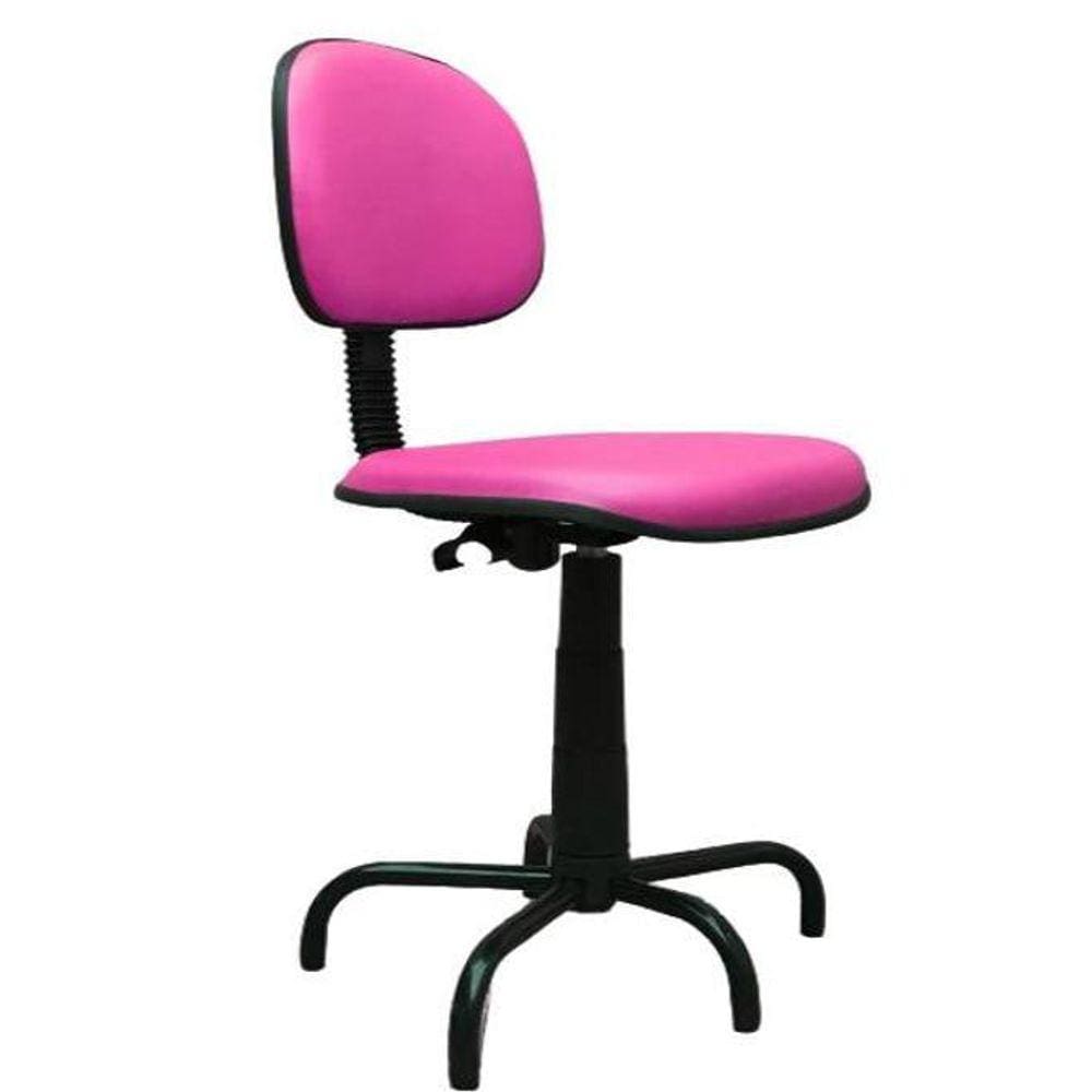 Cadeira Costureira Secretaria Pink