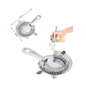 Coador De Gelo Profissional Aço Inox Barman Bebidas