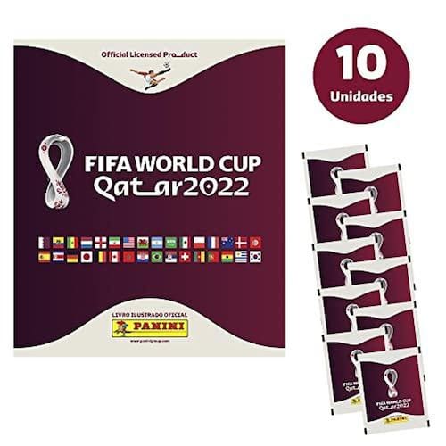 Blister Cartela C/ 10 Envelopes de Figurinhas da Copa Do Mundo Qatar 2022 Menor preço em Blister Cartela C/ 10 Envelopes de Figurinhas da Copa Do Mundo Qatar 2022
