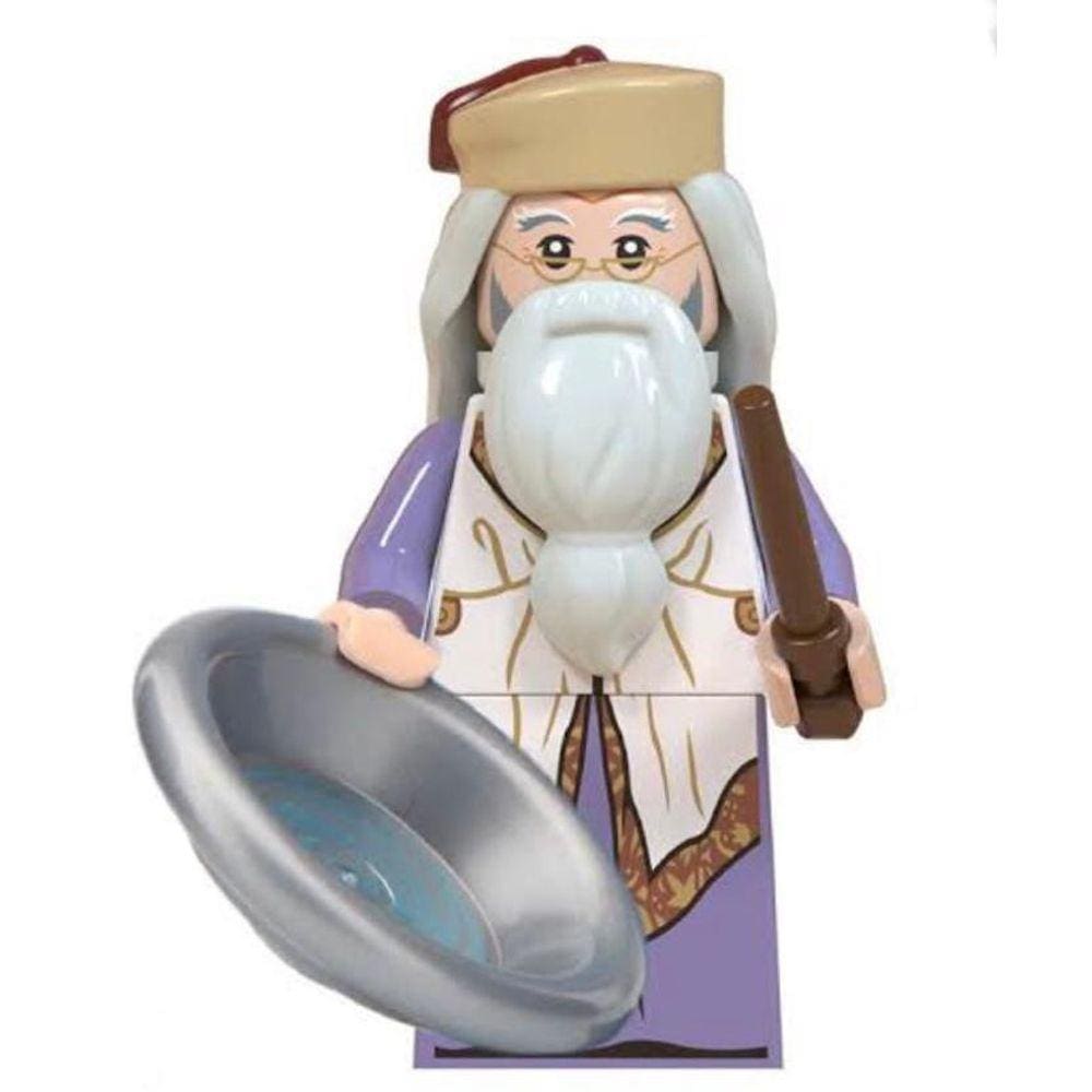 Boneco Blocos De Montar Dumbledore Harry Potter Minifigure