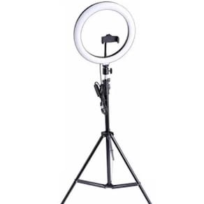 Ring Light Iluminador 12 Polegadas Com Tripé De 2,00 Metros
