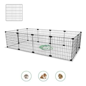 Cercado para Porquinho da Índia 60x120cm com Malha de 2,5cm Cercadinho Aramado Pet