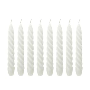 10 Velas Torcida 17 Cm Brancas Decoração Casamento Castiçal