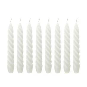 10 Velas Torcida 17 Cm Brancas Decoração Casamento Castiçal
