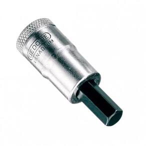 Chave Soquete Hexagonal Curta 06 MM Enc. de 1/2" - Gedore 016030