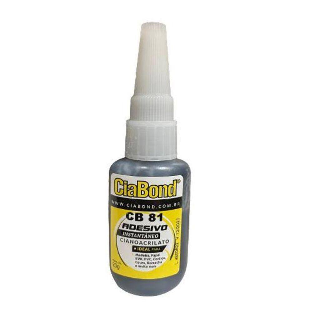 Adesivo Instantâneo Para Auto Falante Ciabond Cb 81 20G
