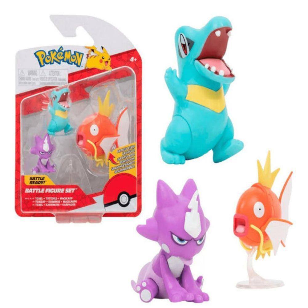 Boneco Pokemon Toxel E Toxizap Evolução Multipack Sunny