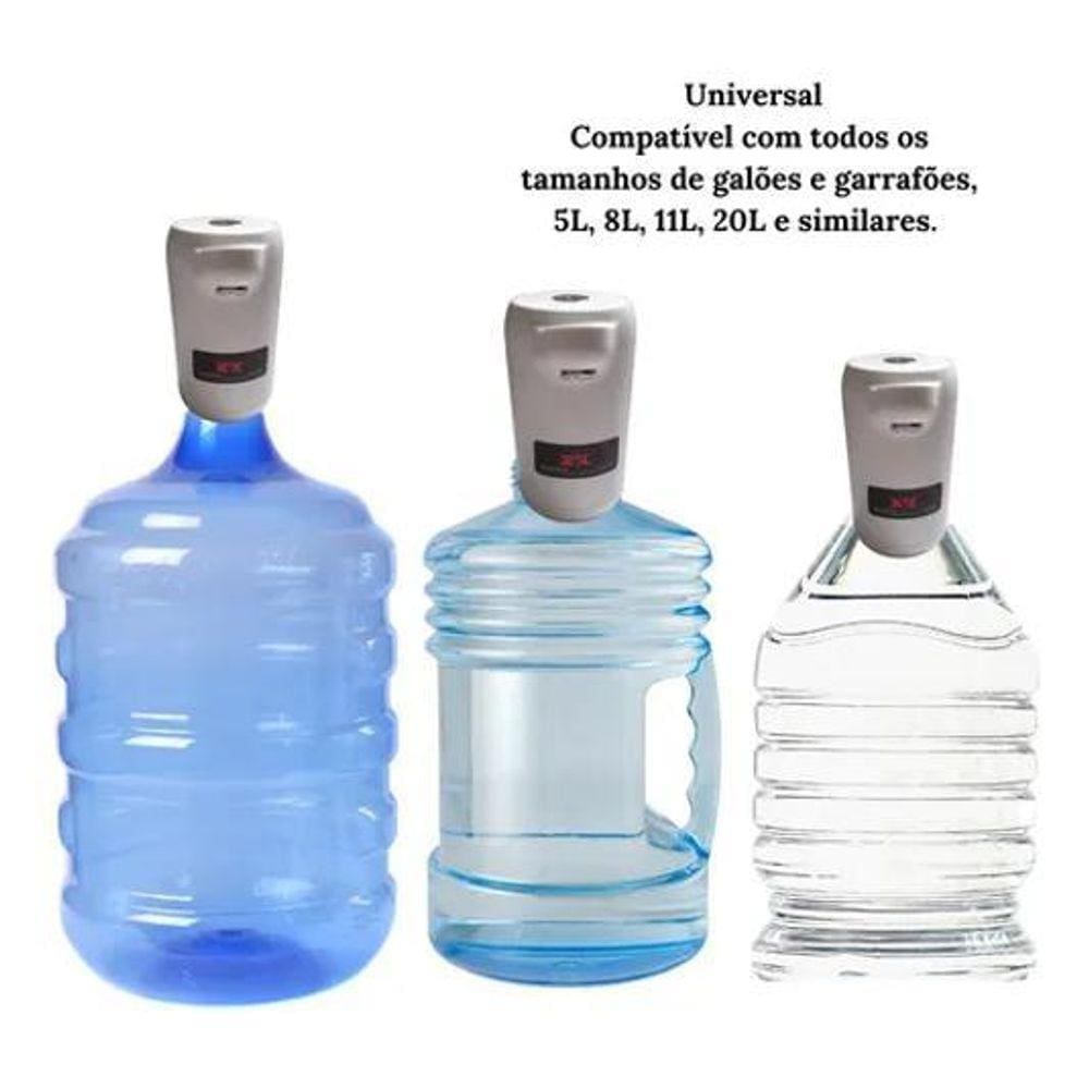 Bomba Puxar Agua Natural Garrafa, Galao 5L, 10L 15, 20L