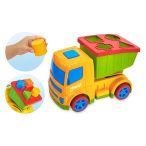 Caminhão Didático Happy Pedagógico Com Peças Para Encaixar