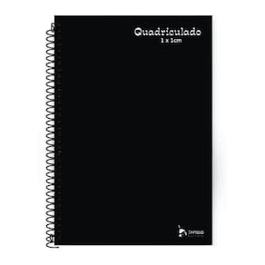 Caderno Universitário Tamoio Espiral 96Fls Quadriculado 1X1