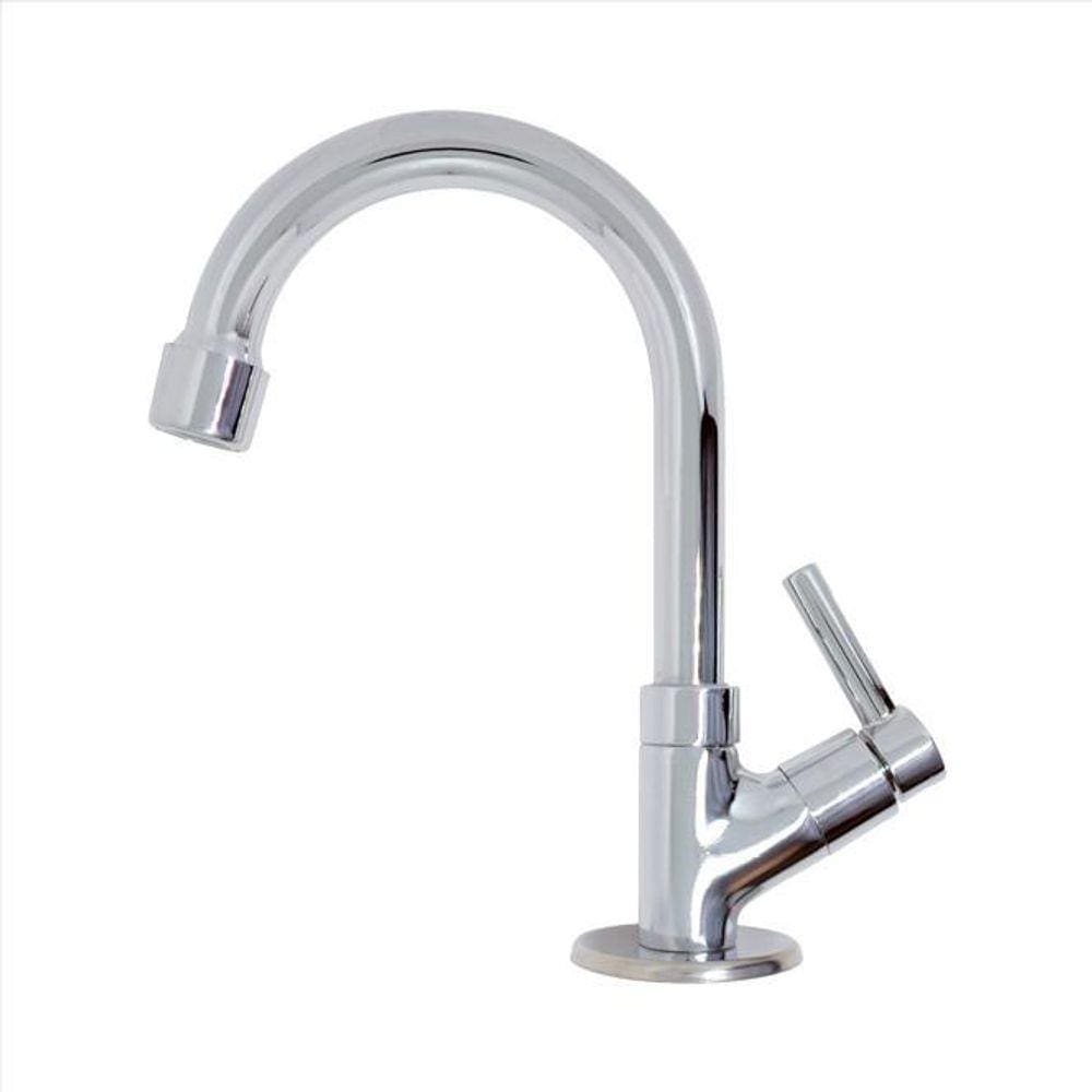 Torneira Para Lavatório Modelo Light Bancada Cromada