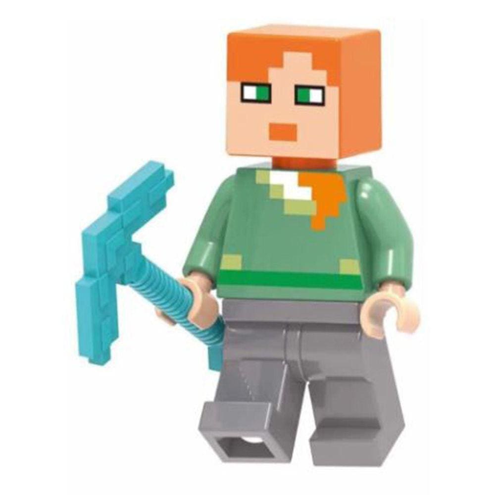 boneco do minecraft para imprimir e montar