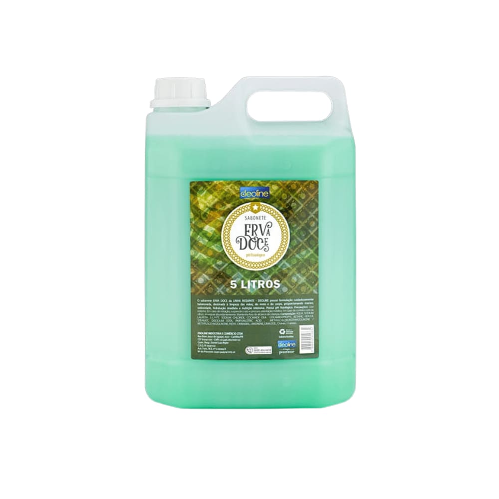 Sabonete Líquido Erva doce Deoline 5 litros