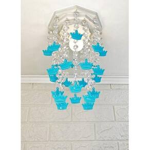 Lustre Plafon Luminária De Teto Quarto Bebê De Menino Coroas