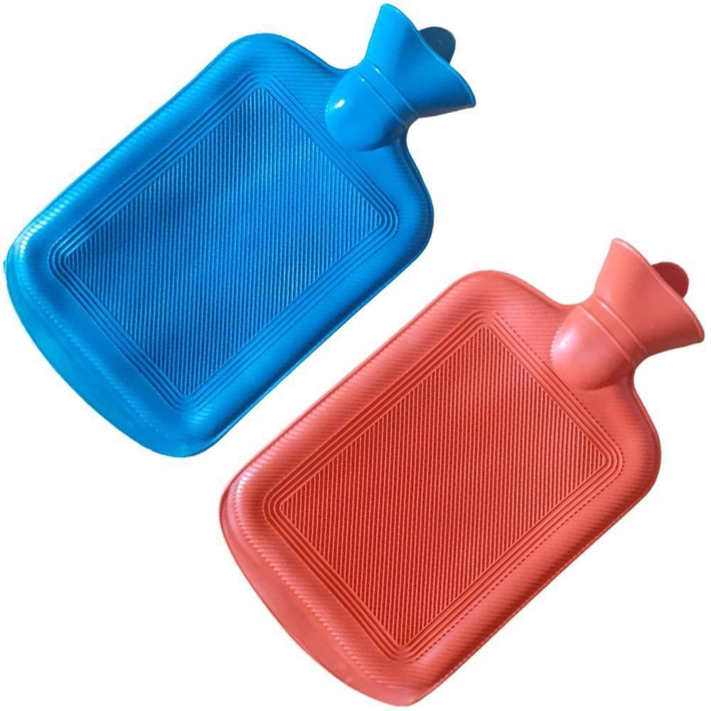 2 Bolsas Térmica Borracha Água Quente Compressa Gelo 1,8 L