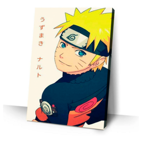 Quadros Decorativos Naruto Desenho Anime Kit 3 Peças