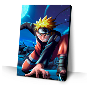 Quadro Anime Naruto Shippuden Desenho Com Moldura G03