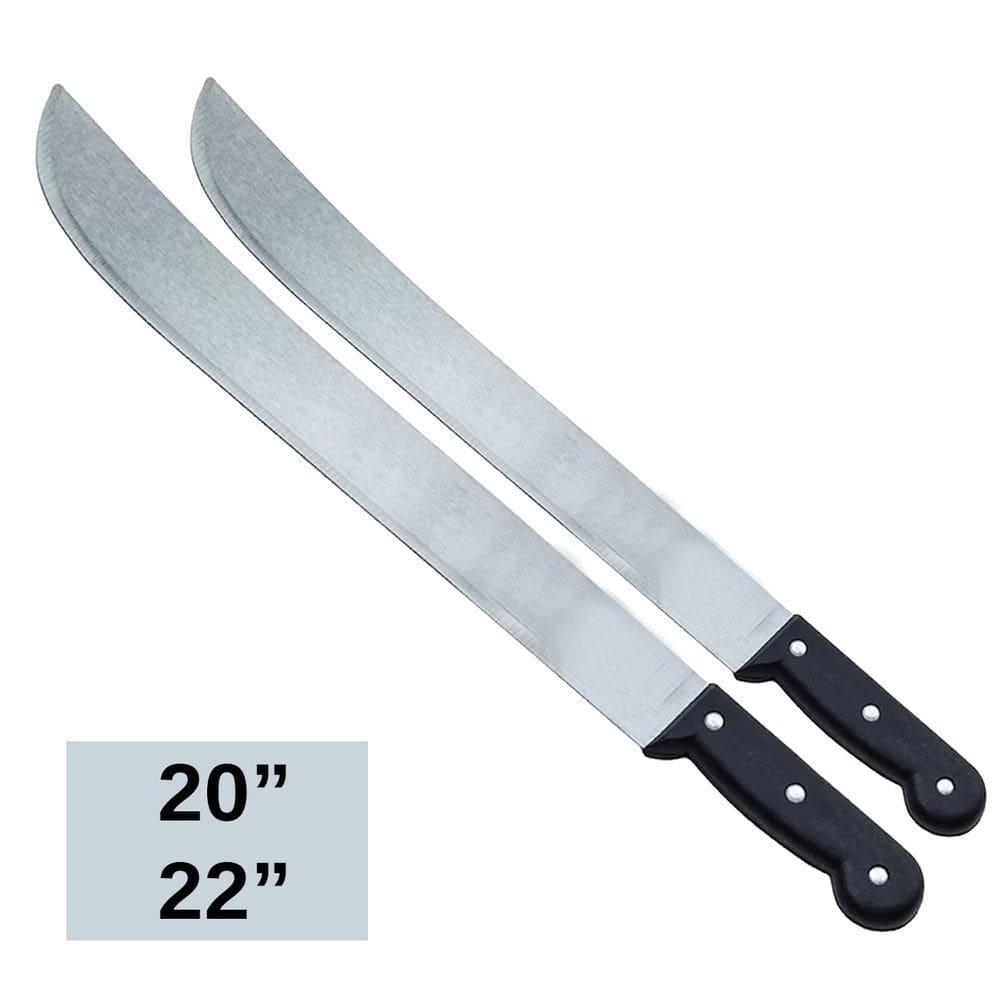 Kit Facão para Mato Camping Coco Cabo de Plástico 20” a 22” - Starfer