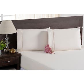 Jogo De Cama Casal Queen Percal 200 Fios Palha Com Elástico
