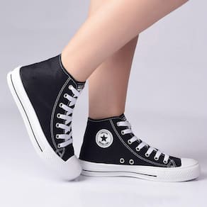 Tenis Cano Alto Feminino Botinha Feminina Moda Leve