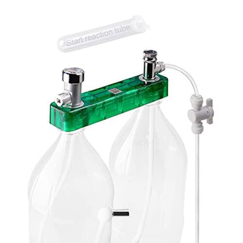 Kit de sistema gerador de CO2 DIY Clscea com válvula de segurança Reação rápida de 1 segundo para projeto integrado de plantas de aquário