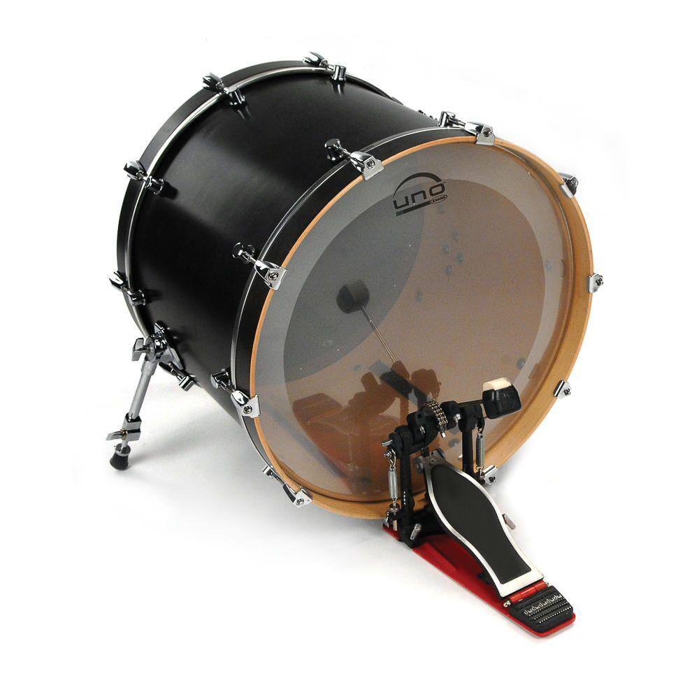 Pele Para Bumbo EQ4 Transparente 18`` Uno by Evans UBD18EQ4