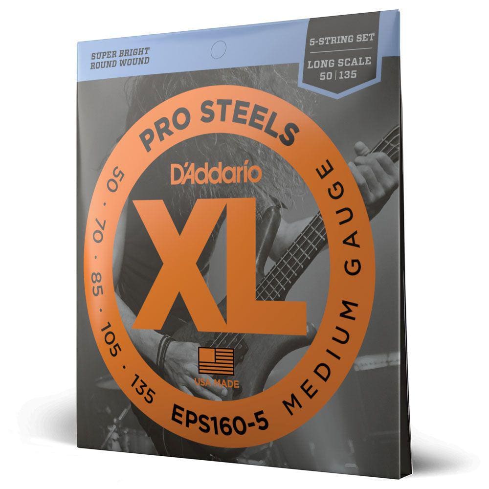 Encordoamento Baixo 5C .050 D Addario XL Pro Steels EPS160-5