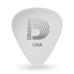 Palheta Celuloide Branca Pesada (Com 10) D Addario 1CWH6-10