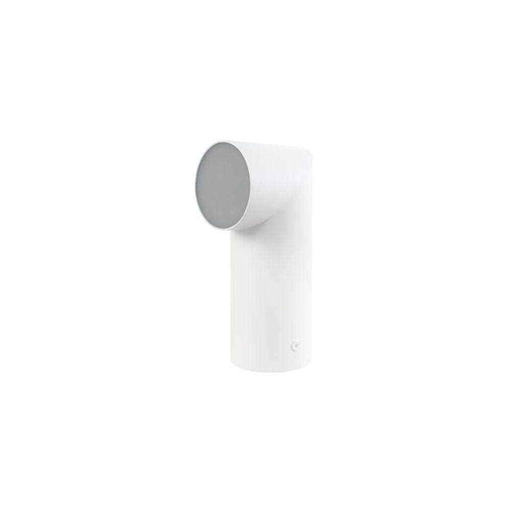 Poste Balizador Germany Polpe 20cm GU10 Bivolt Branco Fosco