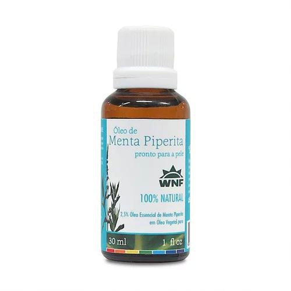 Óleo De Menta Piperita Pronto Uso Direto Na Pele – Wnf 30Ml