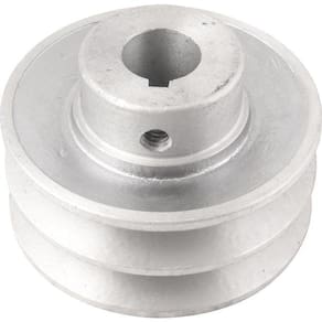 Polia Alumínio 2 Canais Perfil A 80mm Com Furo 3/4" - Vonder