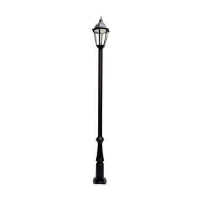 Poste Vitória Jardim Luminária Italiana Led Alumínio 336cm