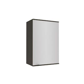 Armário Aéreo Nox 1 Portas Onix/steel 60 Cm