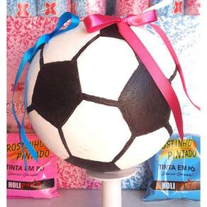 Bola Futebol Para Chá Revelação Menino Azul