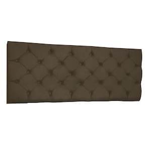 Cabeceira Painel Capitonê King 1,95m Jade Suede Marrom
